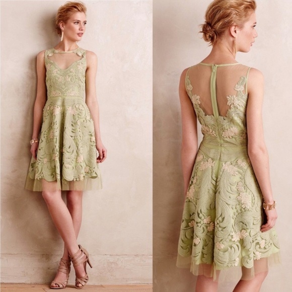 Anthropologie Dresses & Skirts - Panna Dress Pankaj & Nidhi  Embroidered 2 New